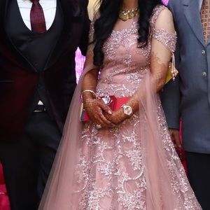 Onion pink Reception gown